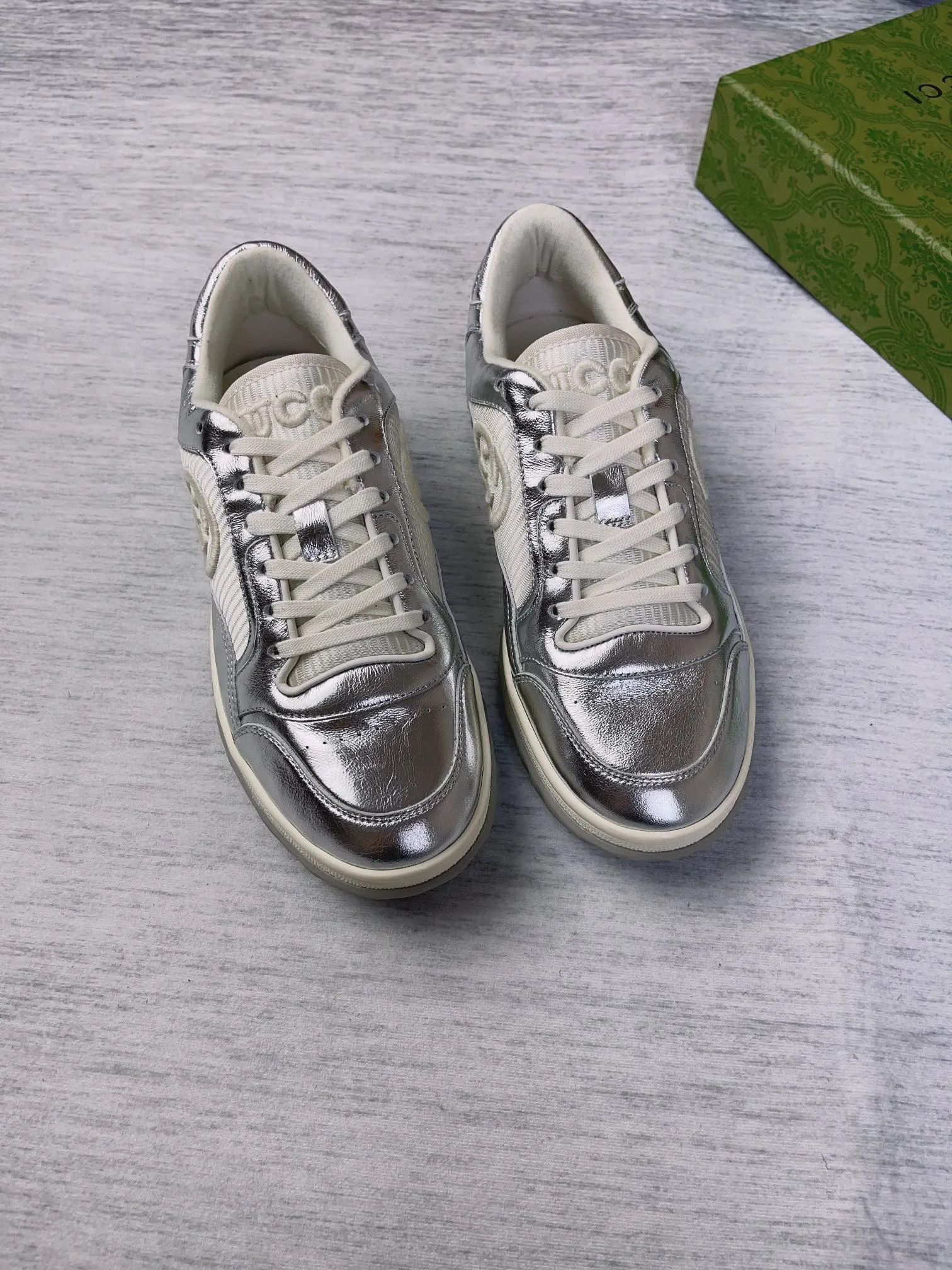 👟👟Ex-factory price 600👟👟 👑The top version of Gucci's latest popular MAC80 sneakers on the market, women's 35-40, men's 39-45 👏👏👏Welcome all bosses to compare and provide guidance...